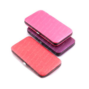 <b>Professional</b> Quality Stainless Steel Eyelash Extension Tweezers Magnetic <b>Case</b> Packing Rust Resistant Anti-Static Beauty Manicure - Product Image 1
