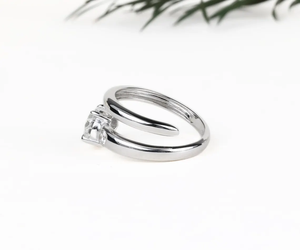 1.0 CT Pear Lab Diamond Snake Ring, Engagement Ring Gothic Serpent Ring Lab Diamond Serpent <b>Wrap</b> Ring, 14K Gold Rings For <b>Gift</b> - Product Image 6