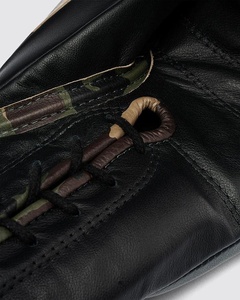 Nouveaux gants de boxe à lacets imprimés camouflage, dernier modèle, nouvelle arrivée, gants de boxe professionnels en cuir pour l'entraînement et le sparring - Product Image 6