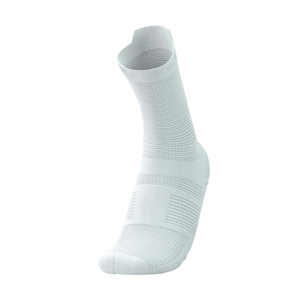 White Ankle Running <b>Socks</b> With Dot Pattern Breathable Spandex <b>Polyester</b> Mesh Design Anti Slip <b>Socks</b> - Product Image 4