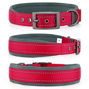 Colliers et laisses pour chien en chanvre biologique 100% premium, personnalisables avec logo, rembourrage doux, 6 couleurs en stock - Product Image 1