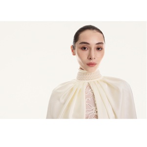 Vestidos de Alta Costura para Mujer, Ecológicos, LARGOS, Hasta el Suelo, de Manga Corta, Elegantes, de Vietnam - Product Image 3