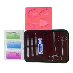 Kit de Práctica de Sutura Dental, Instrumento Médico, Kit Completo de Entrenamiento Médico, Kit de Práctica Quirúrgica de Acero Inoxidable de Alta Calidad - Product Image 1
