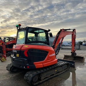 Mini-excavatrice Kubota KX060-5 de 2,7 tonnes, compacte, hydraulique, sur chenilles, moteur diesel, pour travaux de terrassement - Product Image 5