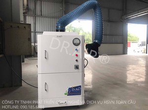 Industrial New Dr.Air KHF-1700 Double Filter Smoke Purifier Welding Smoke <b>Extractor</b> Stainless Steel Mobile Unit for Cutting - Product Image 5