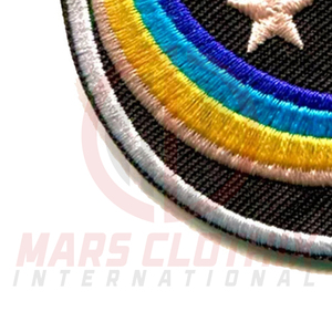 Premium Quality Lightweight Twill Fabric <b>Sew</b>-<b>On</b> Embroidery <b>Patches</b> Hot Sale Custom Design Embroidery <b>Patches</b> for Hat Usage - Product Image 2