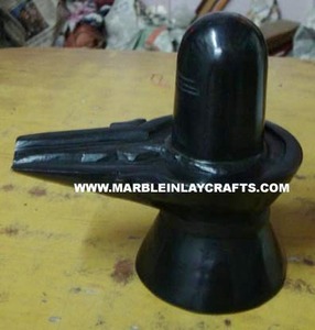 Shiv Lingam de mármol negro - Product Image 4