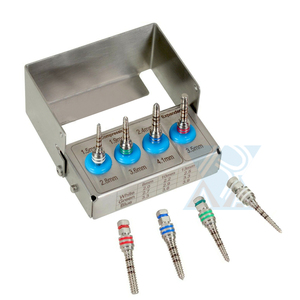 Dental Tissue <b>Punch</b> Kit Metal Surgical Instrument <b>Set</b> with Bur Holder CE Certified Class I Manual Dental Surgery Tools - Product Image 1