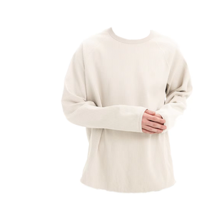 Camiseta térmica de manga larga para hombre, tejido gofrado, corte holgado, transpirable, antiarrugas, de secado rápido, informal, con estampado y tejido acanalado suave. - Product Image 4