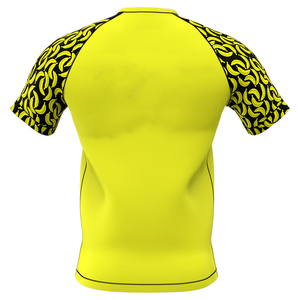 T-shirt de compression unisexe pour la gym et le fitness, respirant, anti-humidité, vêtement de sport athlétique, protection UPF50, écologique - Product Image 2