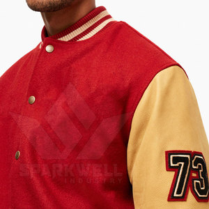 Chaqueta Letterman para Hombre, Estilo Urbano, con Logotipo Frontal, Ecológica, Diseño Casual y Elegante, Ajuste Cómodo para Viajar - Product Image 6