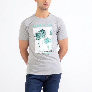 Camiseta de Lona Oversize para Hombre con Estampado de Pantalla, Logotipo Personalizado Premium, Casual, Antiarrugas, 100% Algodón Transpirable, Venta al por Mayor para Verano - Product Image 5