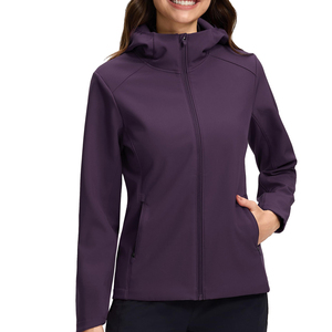 Chaqueta Softshell para Mujer, Nuevo Estilo, Superventas, con Talla Personalizada, Precio de Fábrica, Manga Larga, Cortavientos, para Correr - Product Image 1