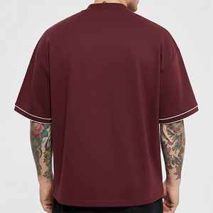 New Fashionable 2026 Custom DTF Printed Logo Oversized Eco-Friendly <b>Drop</b> Shoulder Loose Fit 100% Cotton High Quality T-Shirt Men - Product Image 3