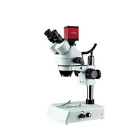 Microscope d'inspection stéréoscopique binoculaire 3,5X-90X |   Appareil photo numérique 4K avec source de lumière LED réglable |   Affichage externe à mise au point manuelle