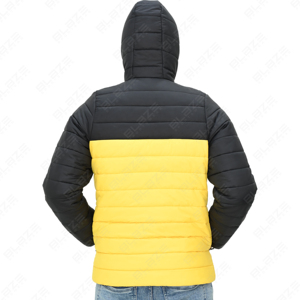 BIN YOUSAF IMPEX OEM – Nouvelle arrivée 2025 – Doudoune d'hiver noire pour homme avec fermeture et capuche à bordure en fourrure de mouton – Coton - Product Image 2
