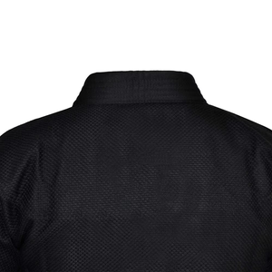Kimono de Jiu-Jitsu pour enfants, tissage perlé, 100% coton, léger, durable, avec ceinture blanche, logo BJJ sur le devant - Product Image 6