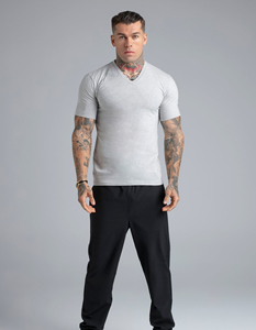 T-shirts pour hommes à manches courtes, coupe ample et ajustée, vente chaude, directement de l'usine - Product Image 3
