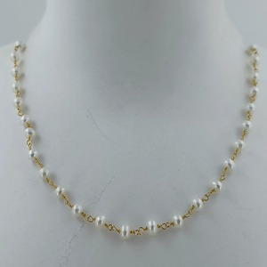 สร้อยคอมุกน้ำจืด เงินแท้ 925 เครื่องประดับทำมือ ของขวัญสำหรับเธอ - Product Image 4