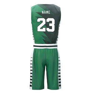 Ensemble d'uniformes de basketball orange personnalisés unisexe avec impression par transfert thermique, nom du joueur, bordure zigzag, maillot et short d'été 100 % polyester - Product Image 4