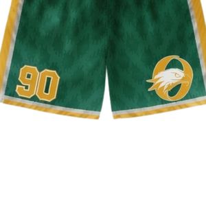 Unisex <b>Green</b> Gold Lacrosse Shorts Polyester Athletic Fit Sportswear Lightweight Team Match Apparel - Product Image 6