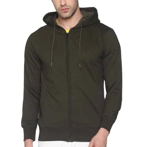 Usine directe hommes sweats à capuche à la mode plus récent Style Street Wear fabriqué au Pakistan blanc plaine fermeture éclair à capuche bon prix - Product Image 6