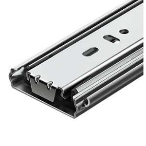 Glissières de tiroir à roulement à billes à extension complète de 18 pouces, capacité de charge de 100 lb, rails de commode robustes à montage latéral, 10 paires, largeur de 45 mm - Product Image 2