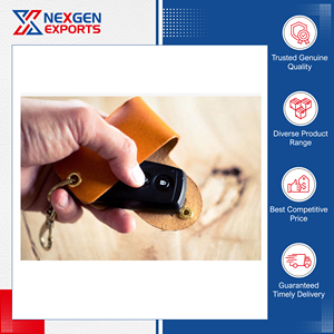 Porta Llaves de Coche Personalizado de Cuero PU, Diseño a Medida, Duradero y Elegante, Ideal para Regalos Promocionales en India, 100% Calidad Garantizada - Product Image 2