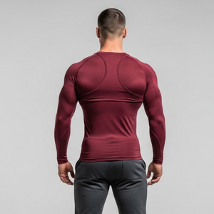 REXFIT SPORTS Camisetas Deportivas de Manga Larga para Hombre de Alta Calidad, Material de Punto, Ropa Casual OEM - Product Image 5