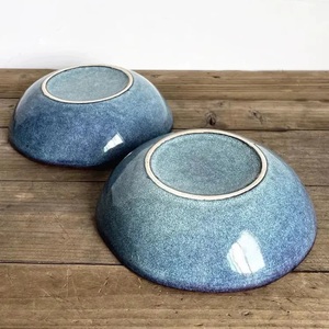 Tazón de cerámica contemporáneo con esmalte inspirado en el océano, acabado liso compacto, apto para alimentos, duradero, un accesorio elegante para la mesa. - Product Image 6