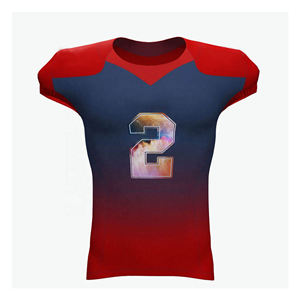 Uniforme de Fútbol Americano con Logotipo Personalizado, Talla Grande, Transpirable, Ecológico, que Absorbe la Humedad, Ropa Deportiva de Manga Corta, Cómoda - Product Image 5