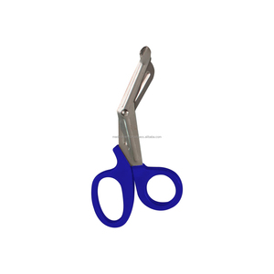 Ciseaux médicaux pour pansements, ciseaux à traumatisme manuels de haute qualité en acier inoxydable, poignée en plastique, certifiés CE, OEM ODM - Product Image 2