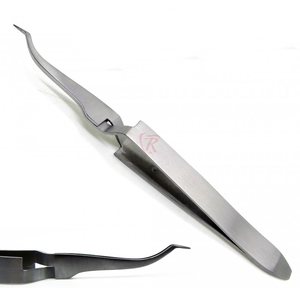 Rootcare Manual Dental Orthodontic Tweezers set of 3 Pcs Stainless Steel Long End <b>Bracket</b> Placement Debonding Tool CE Certified - Product Image 3