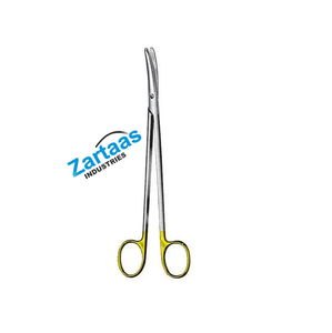 Tijeras de Disección Quirúrgicas METZENBAUM-NELSON Curvas y Puntiagudas de 25 cm, Instrumentos Quirúrgicos Manuales de Acero Inoxidable - Product Image 1