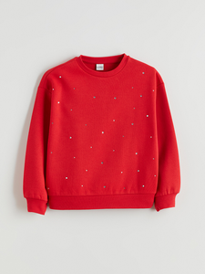 Women Corduroy Lined Cotton Rhinestone O Neck <b>Sweatshirt</b> Pullover Soft Warm Breathable Anti-Wrinkle Formal Fashion <b>Vintage</b> - Product Image 5