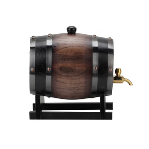 Baril à vin miniature en bois de chêne noir naturel de haute qualité, conteneur pour la maison/le restaurant/le bar, provenant du Vietnam - Product Image 3