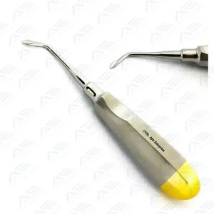 Élévateur dentaire courbé pour racines, instruments chirurgicaux dentaires, instruments médicaux, élévateur dentaire en acier inoxydable, outils d'extraction dentaire - Product Image 5