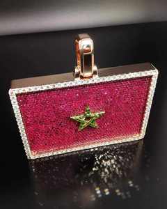 จี้ห้อยคอเงินแท้ 925 สไตล์ฮิปฮอป รูปทรงสี่เหลี่ยมผืนผ้า สำหรับผู้ชาย ปรับแต่งอักษรย่อได้  ประดับโมอิสซาไนต์ ขนาดใหญ่ ดีไซน์เฉพาะตัว - Product Image 2