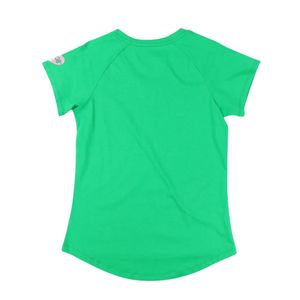 V Neck Glitter Tee <b>Green</b> Color Fashion Casual <b>Top</b> Women Short Sleeve Shirt <b>Sparkle</b> Graphic Apparel Stylish Everyday Wear - Product Image 3