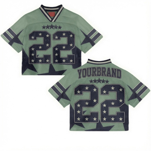 Camiseta de Fútbol Americano para Hombre, Mujer y Niños, Ropa Deportiva de Alto Rendimiento, Secado Rápido, Absorción de Humedad, OEM, ODM, Personalizada - Product Image 1