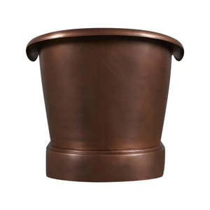 Bañera Antigua de Cobre Puro Martillado con Diseño Tradicional Ovalado, en Oferta, a Precio de Mayoreo - Product Image 4