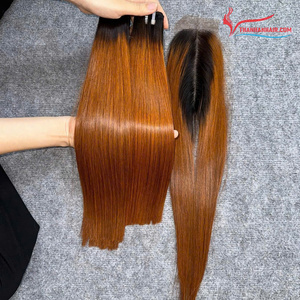 The Hot Product Bone Straight Weft Hair Human Hair Bundles 100% Vietnamese Hair No Shedding No <b>Tangles</b> - Product Image 4