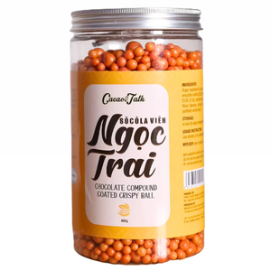 Fabricante de Calidad Profesional, Exportación OEM/ODM, Chocolate Compuesto HALAL, Perlas de Chocolate Doradas Crujientes, Decoración de Pasteles con Cacao - Product Image 1