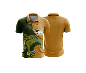 Digital Printed Sublimation Polo Shirt Export Quality Durable Stitching for Men Women Youth Quick-Dry Dry-Fit Active - Product Image 5