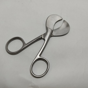 Ciseaux chirurgicaux manuels allemands en acier inoxydable de 4 pouces à finition satinée pour cordons ombilicaux, vente en gros - Product Image 2