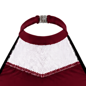 Top Corto Color Borgoña para Animadoras, Uniforme para Competencia de Baile, Ropa Deportiva para Entrenamiento Atlético - Product Image 4