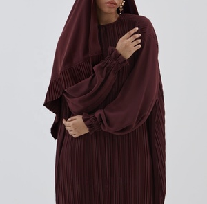 Dubai Elegant Long <b>Flared</b> <b>Sequined</b> Robe Kaftan Abaya Handmade Floor Length Long Sleeve Soft Breathable Fabric Regular Fit Casual - Product Image 3