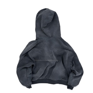 Sweat à capuche oversize en polaire pour homme, respirant, confort quotidien, avec capuche ajustable, motif uni, toutes tailles - Product Image 2