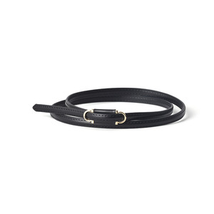 Ceinture décorative non poreuse pour femme en cuir de vachette double couche, ajustée, avec boucle en alliage, polyvalente pour robes - Product Image 3