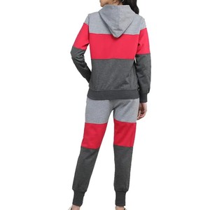 Conjunto Deportivo para Mujer, Ecológico, de Color Sólido, con Capucha, Manga Larga, Cordón Ajustable, Pantalones Casuales, Transpirable, para Otoño - Product Image 1